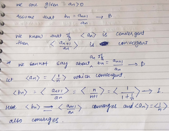 iven an70 are = ant) bn Assume that an 20/A Conves gent an tuat an+ know then convagent an autl We bannot say bn= about A 4wh