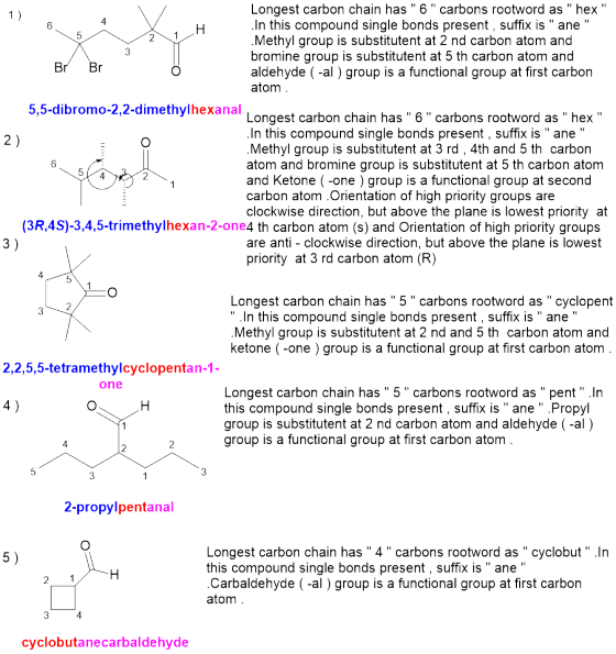 21H Longest carbon chain has 6carbons rootword as hex .In this compound single bonds present, suffix is ane .Methyl gr