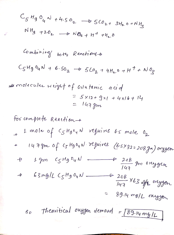 Cg Hg OqN +4.50 +500 2 + 3H₂O + NH3 NH₃ +202 + NO +ht +H₂O combining both Reactions a CG Hg Oq N + 6.50 +5202 + 4H₂0 THT + NO