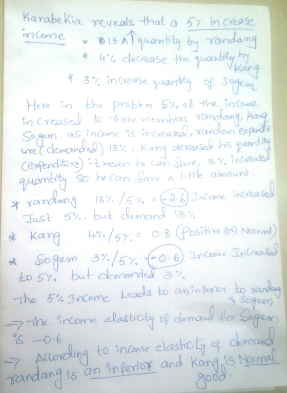 in Come Karabekia reveals that a 5% increase ne 8 13 Al quantity by randang * 4% decrease the quanblyka * 3% in Grease quanti