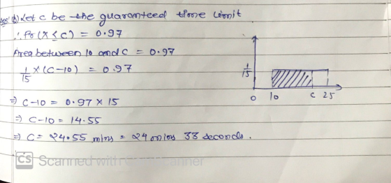les! ) met c be the guaranteed tone Leonit po (<C) = 0.97 Area between lo cmdc 097 +x1040) =0.97 o lo c 25 → C-10 = 0.97 X 15