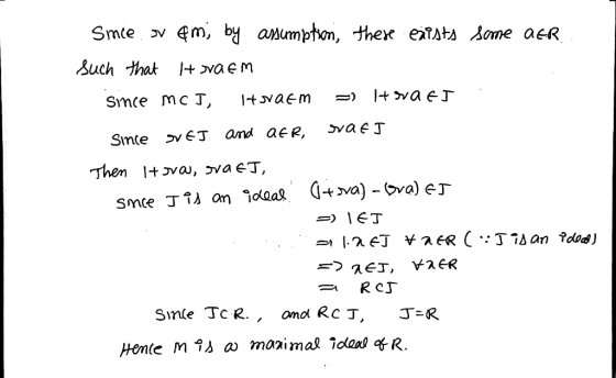 Such that aeM RCJ