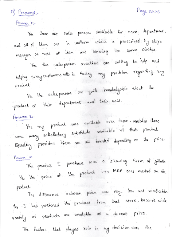 Poge Personnel net Annwer r deponbmont there axe Salos persons auailable Aor eack Yes which isprescribed by store uniform ard