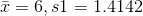 = 6, sl = 1.4142