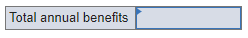 Total annual benefits