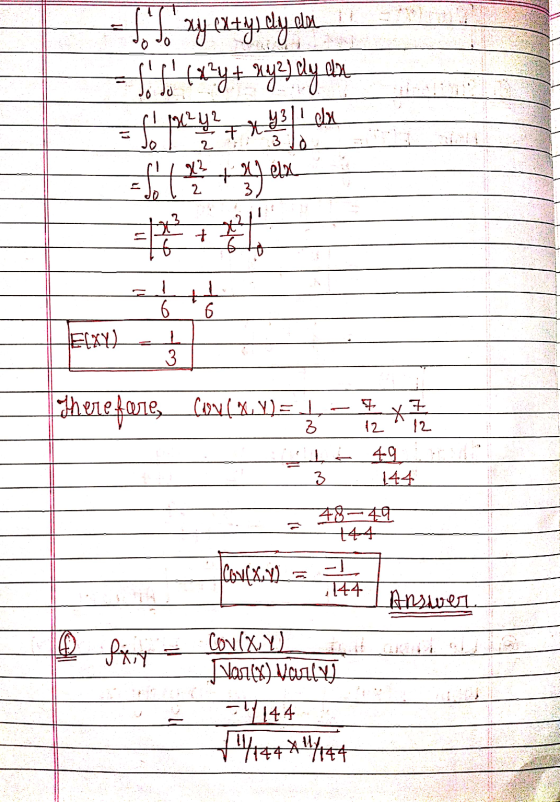y, 0 ) (X+MJ dy els ( 0 , : у 12) dly ax. -() ах — Fx) - | hеле? Фле, Coutx, Y) = 1 - - {2 - 12 3 144 -t44 Cy(x,y) = = 44 д