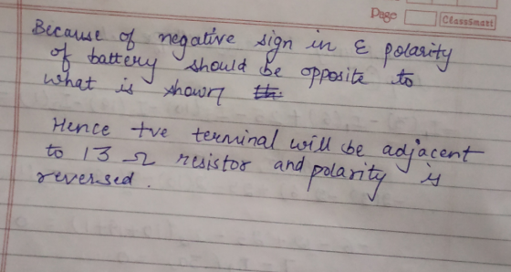Because tive Aign un EP Pos Hence tve texninal ill be adjacent to 13 nuistor and polanity erer.sea