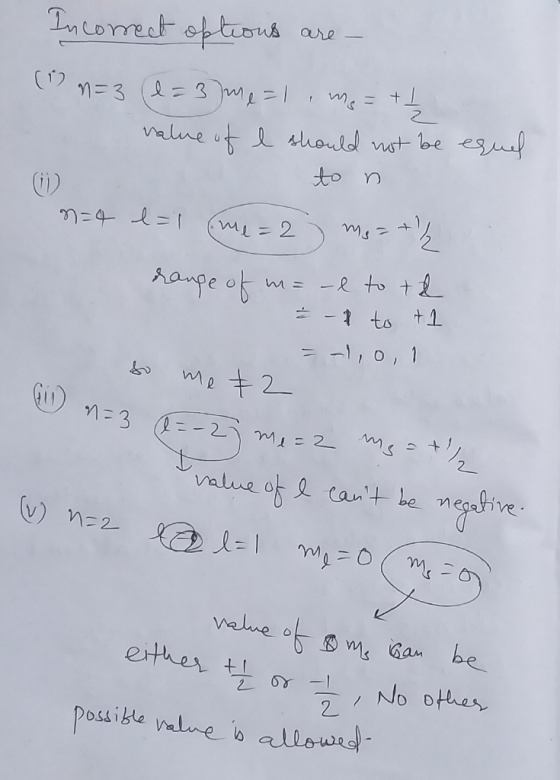 Dan corest oftions are- m + =3 3 alue ot slhould nst be esu to n -R to t 1 to t 1 hange of ,0,1 2 3 2 + value of tant e megai
