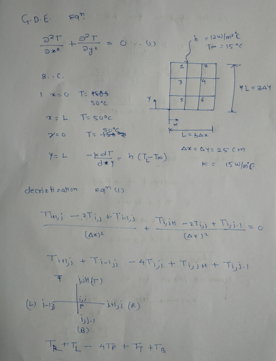 G.D.E san i t B, C, 1- 24 14- 0 - 0 | 0 = 1 ۷ ۶ : S0°C T = 50°C x=1 0 =2 =T ة L=3AX Av=A4 = 2SC ما = لا -kdt h - م (T- = Too