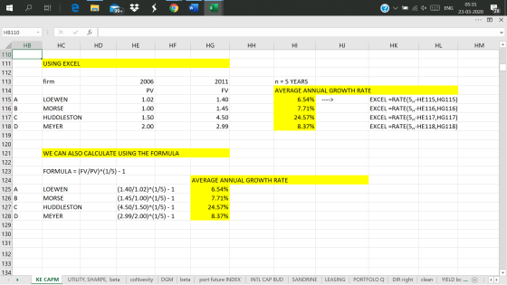 v to - ENG W a 1x 2 05:35 | 23-03-2020 ... o X HB110 X fc HB HC HD HE HE HG HH HI HK HL HM - 110 111 USING EXCEL firm 2006