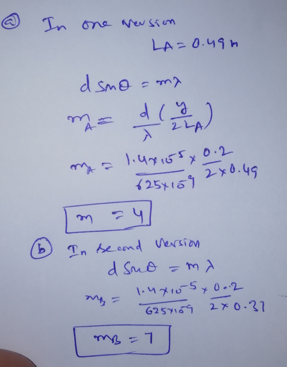 In one version LA=0.49m dsmo amy m= d (LA) maa 1.4x165x0.2 2-x0.49 6254154 74 m b In second Version d Sud md luxio 5.0.2 my=