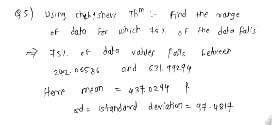 find the nrae of dajo For which . oF fhe dta fall mean -3t 024