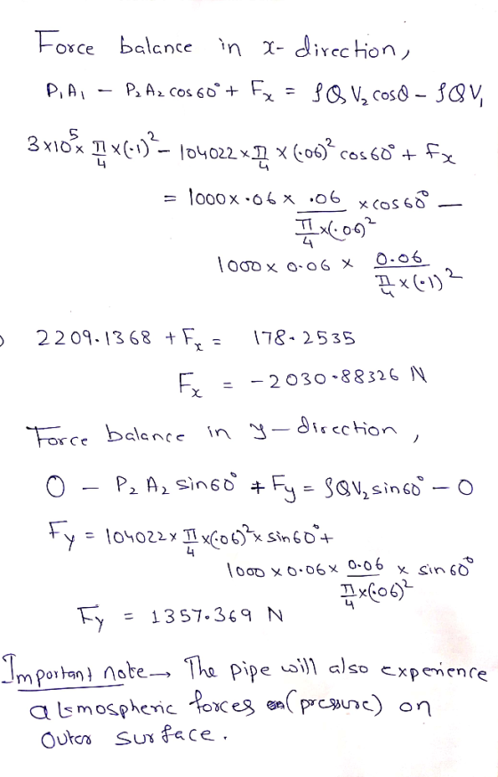 Force balence in χ.divec hon ム loơo x 0.06 x 0.06 22 09.13 68 ナ = 178-2535 F F -2030 88326 N Force belance in - Jiccchon