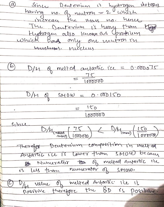Wotopy - Sinu Deuterium is hydrogen having no. of neutron -2 which increan the man no. hence The Deuterium is heavy than Hydr