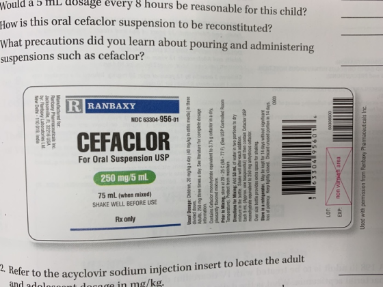 New Delhi - 110 019, India by: Ranbaxy Laboratories Ltd. Jacksonville, FL 32216 USA Ranbaxy Pharmaceuticals Inc. Manufactured