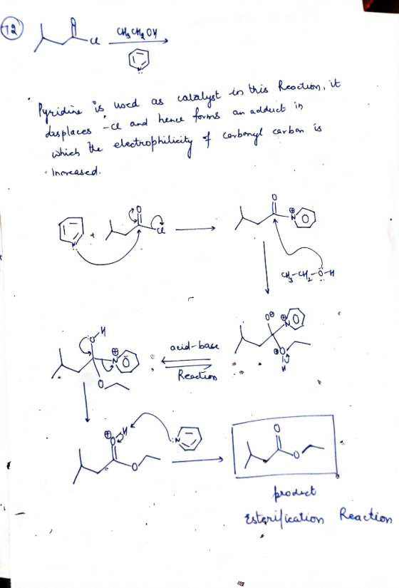 as calalyt in bris heocuón, t an addduct in dasplaces a and hen fons which e Increased electrophiticiyt is acidbae Rمتل prode