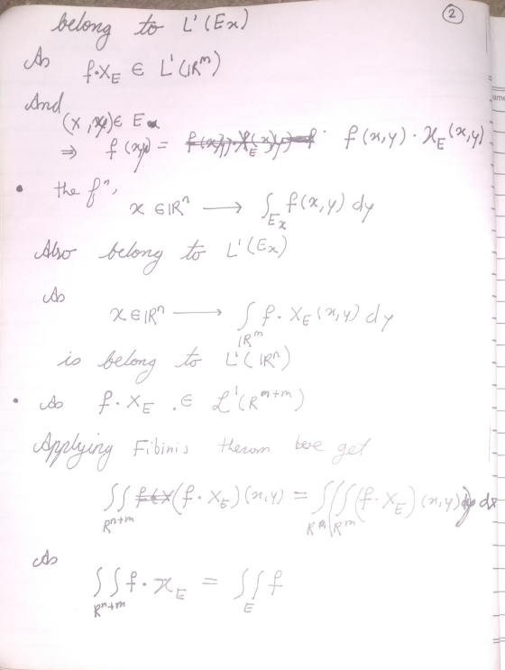 ame belong to L (Ex) As foxe E L CIRM) And now ne (x,84)€ En * $ (ayo = kto the lof. f(294) • 2¢120,9). the f x EIR? f f(x,y