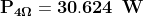P4n = 30.624 W
