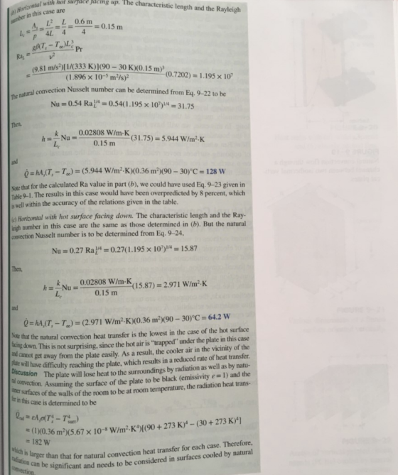 radiation can be significant and needs to be considered in surfaces cooled by natural umber in this case are 4 = P 4L 4 $${T,