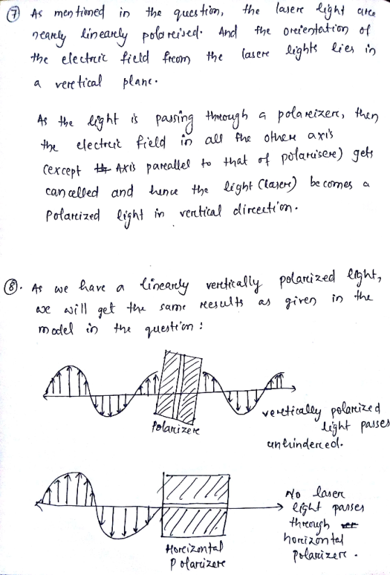 As mentimed in the jueitim, the leuer Lt neanly kun Cltte 4 verr tcal plane ćexcept 4Ky parallel t that rf polariser) ge4s c