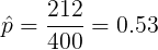 22 =0.53 400
