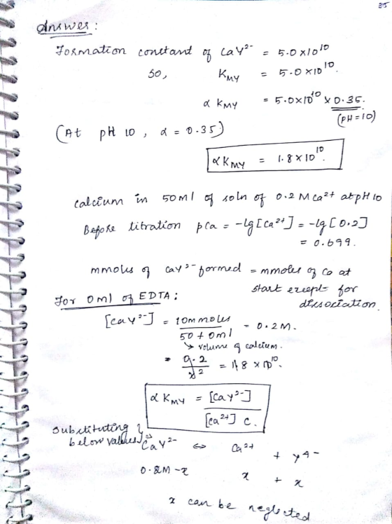 oMation conitand cay 5.0 xlo 5-0XIDID 50, Киу 5.oxID D 35 d KMy At pH 1o d 0.35 « Кму 5O M 0.2 M cat atpH to talcum n BafoRe