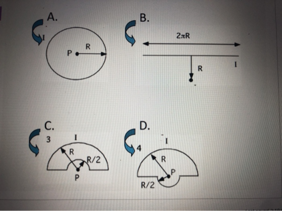 A. B. 2AR R Р - R D. C. 3 R R/2 R P. R/2