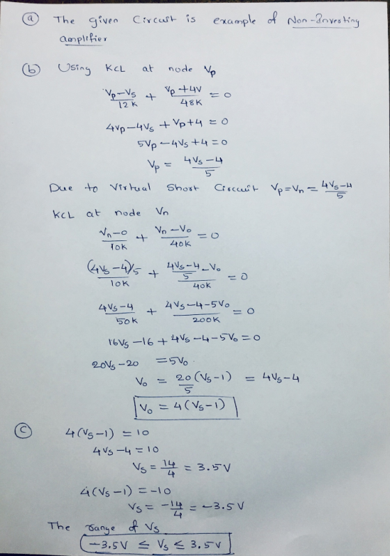 The give Cras ris example of Non-30yrs Hj amplrfie ⑥ Using kCL at node Y 12 K 48K kcL at node V 40k -1 ok =0 50 k 200K 20%-2