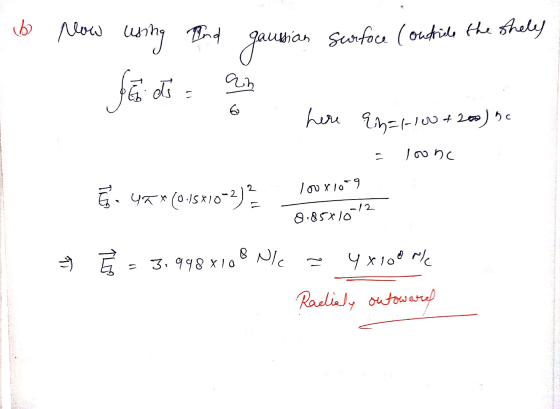 b Now u using And Scarface (outrile the shely gausian Serface ( an = نه گل 6 here En 1-100+ +200) 5c = loonc 2 loux 10-9 T. 4