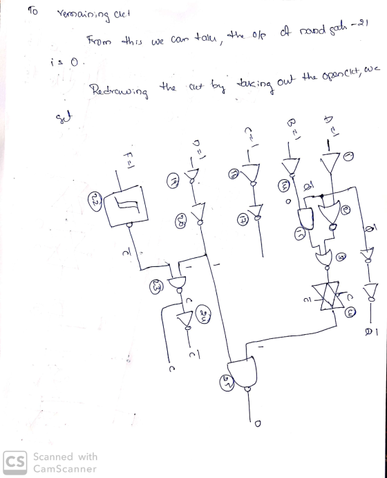 To remaining chet the ole of sand gat -a from this we can talu is o Redrawing the clet by taking out the open it, we Bel tal