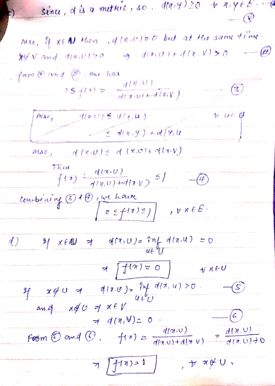 since, a is a metric, so , day) 20 tayed Also, y Xe N Mon 01110)20 but at the same time V and 4*.V doll+47XVI>O ---- from Ⓡan