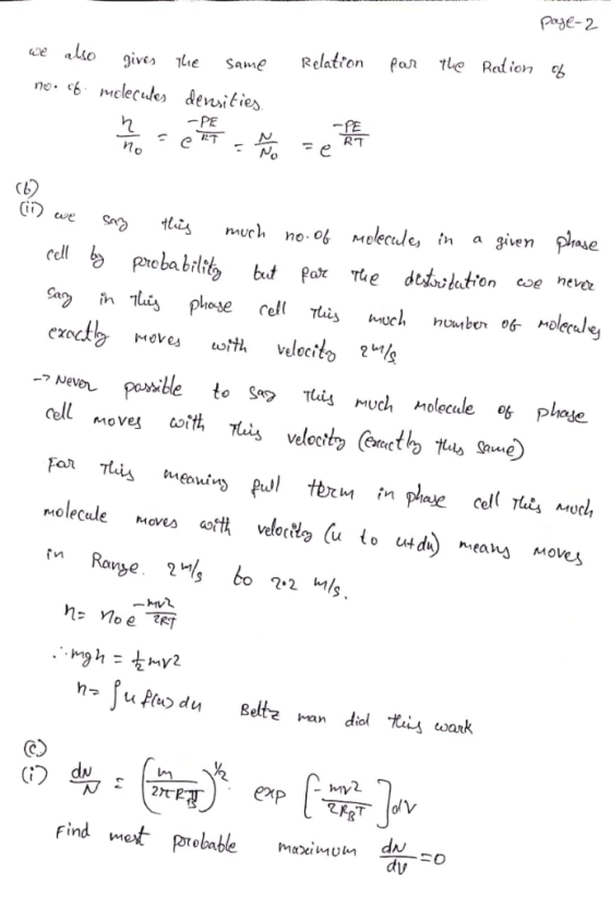 Peye- 2 Relatton ne6 clecudes densities -PE RT Mo moves aott Same Velocity rec molecule mosvelotto (u to utd) eas Moves find