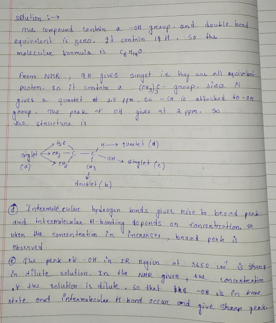 selution nue tompaund centain equivalant is and daukle bad caup 41 contain 14 H a fhe So 3eno karmula is maleeular anu all ea