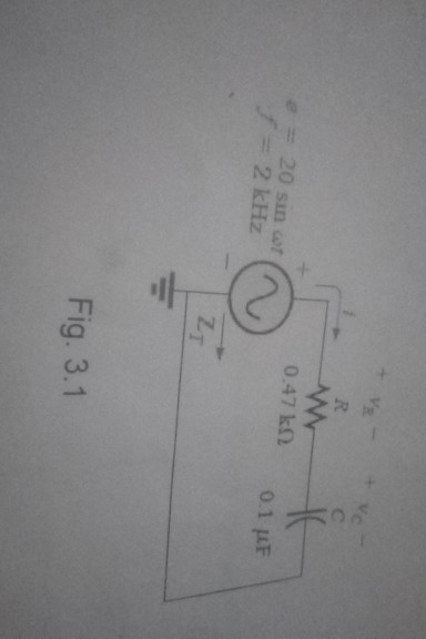 R HE = 20 sinf f2 kHz 0.47 kO 0.1 PUF Fig. 3.1