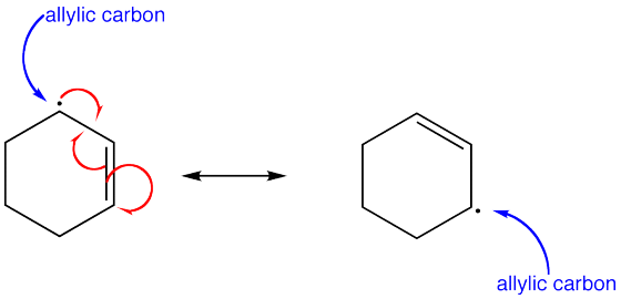 allylic carbon allylic carbon