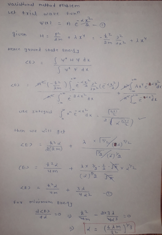 vaiaHonal muthod PTobiem Hehce g1ound stodte enensy 右2. + 00 71 x e then we wi11 get (ad) /2. a(A m) CE m 大2d ES murn Ehe1U