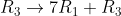 R_3 ightarrow7R_1+R_3