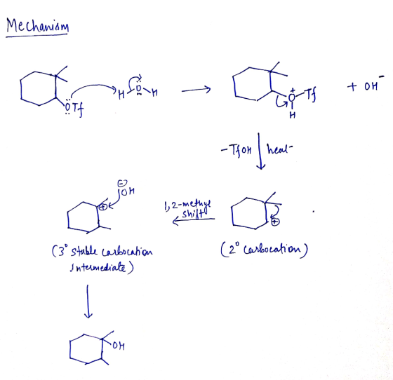 Mechanism H -Tfon heal 2-Mct shilt (2 Carborahon) (3 stuble Larboahon Jnteumediate