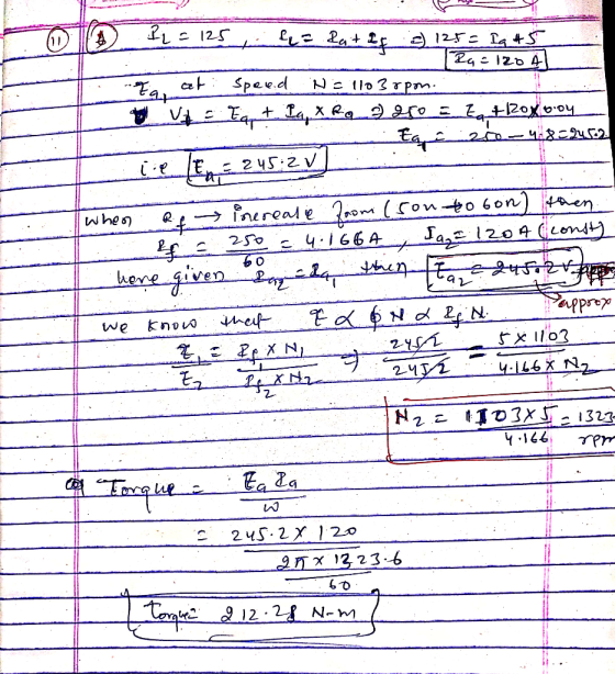D PL = 125 = Ratlf 2 125 = Ig AS Ra = 1204 qa, cat speedHe 110 3 opon. v = Eqt la X Ro 2 950 = E +120xboy taerren. 18c252 I l