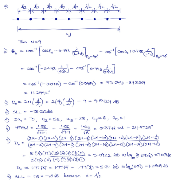 Theas N Cese,+o-y - O.443 Cos COs O.443 4 O.443 Cas 4.5 95.6496- 84.3504 Cas = COs tt2992 2N(=2( = 9= 9.5424 dR - 2A SLL = -1
