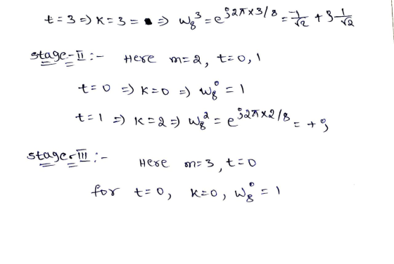 =3-) =3=13) w 3-e3a7x3/8-72 +3 ta m stage-1:- Here m-a, tzo,! to 5) K=0 =) We = ! += 15) K =25) was e 320X218 + stagertu :- H