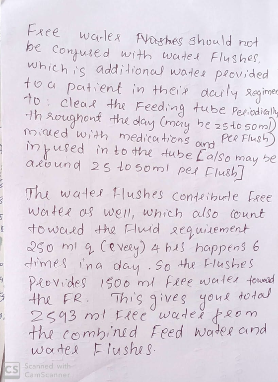 ** Free wales Flashes should not be confused with wated Flushes, which is additional wadee peovided to a patient in their dai