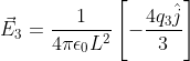 4q3) 2 4πε0L
