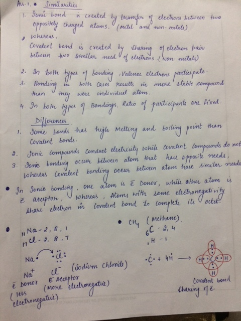 Au-1,Similaritis 9omi bond и скиtl ytamder clecthors between twe Oppesikely changed atoms.(metal and nen- matals) whartas Cov