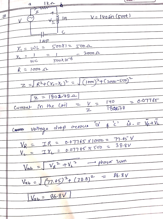 IK lui. OTO- v=140 sin (5oot) 5002 IHSG LUE Xi = WL = 5008 Iz Xc 2 | 3 | - wc Joox 10-6 R = 1000 - 20002 Z-R2Cxe-x2)2 = (1000