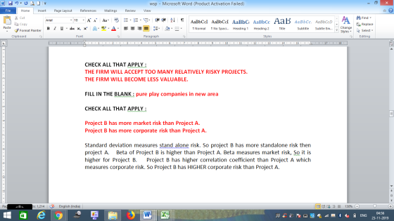 wsp- Microsoft Word (Product Activation Failed) ? Page Layout File Home Insert References Mailings Review View Find A Cut E T