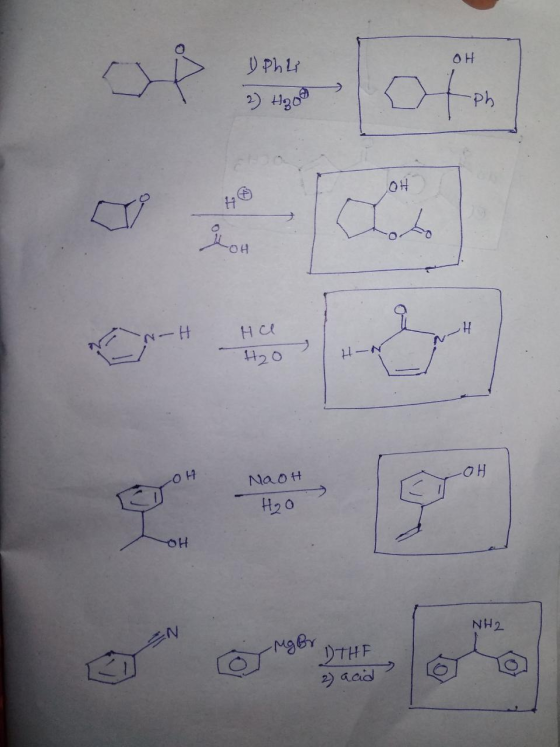 ܬܐ ܠܐ ofon 2) Hoog OH H goh -H NH Нct H2O H1 OH NaoH H₂O -OH NH2 -uger DTHF 2) a acid