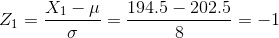 X1 - 194.5 – 202.5 21 -1 0 8