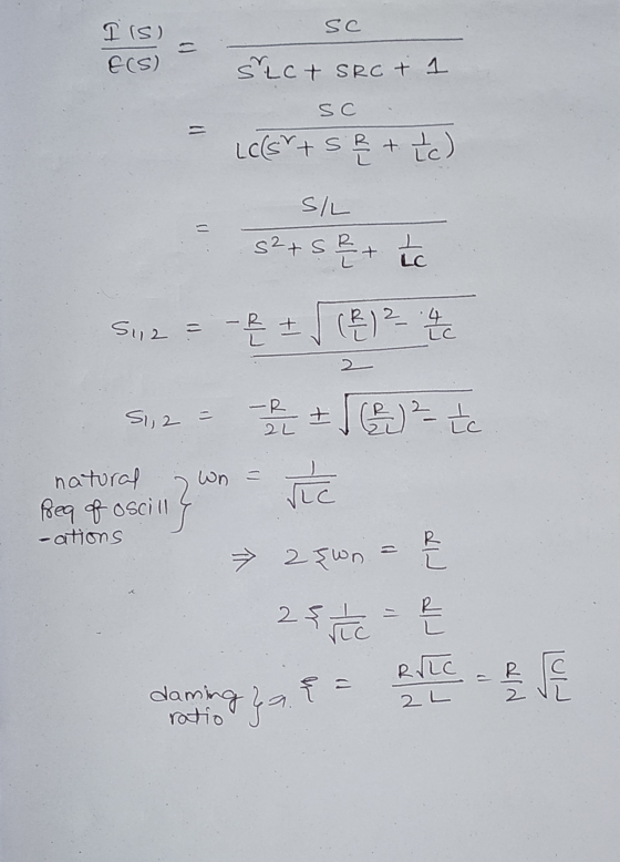 sc Iis) E(S) Sict SRC + 1 sc . - LCS + SE + tc ) SIL - S2 + S + TC S112 = - & I J (&) 2 - 1 4 - e 2 51,2 = - = √ (2) ² - to n