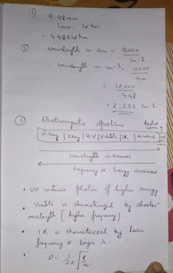 0 4.48mm lam- lobor - 4.48816ben wavelength in un= 10,000 wavelength in eun- 1 - 10000 An-1 10,000 4.48 22 ,232 an-l Electrom